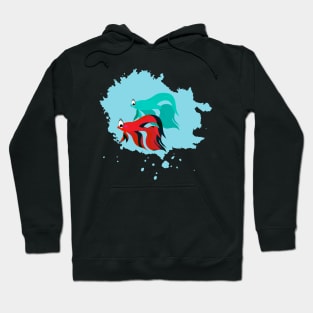 longfin trevally drawing Hoodie